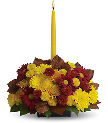 Harvest Happiness Centerpiece from Philips' Flower & Gift Shop